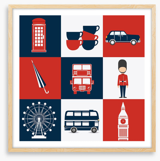 Iconic London pop art