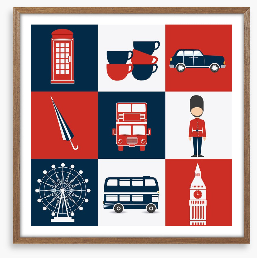 Iconic London pop art