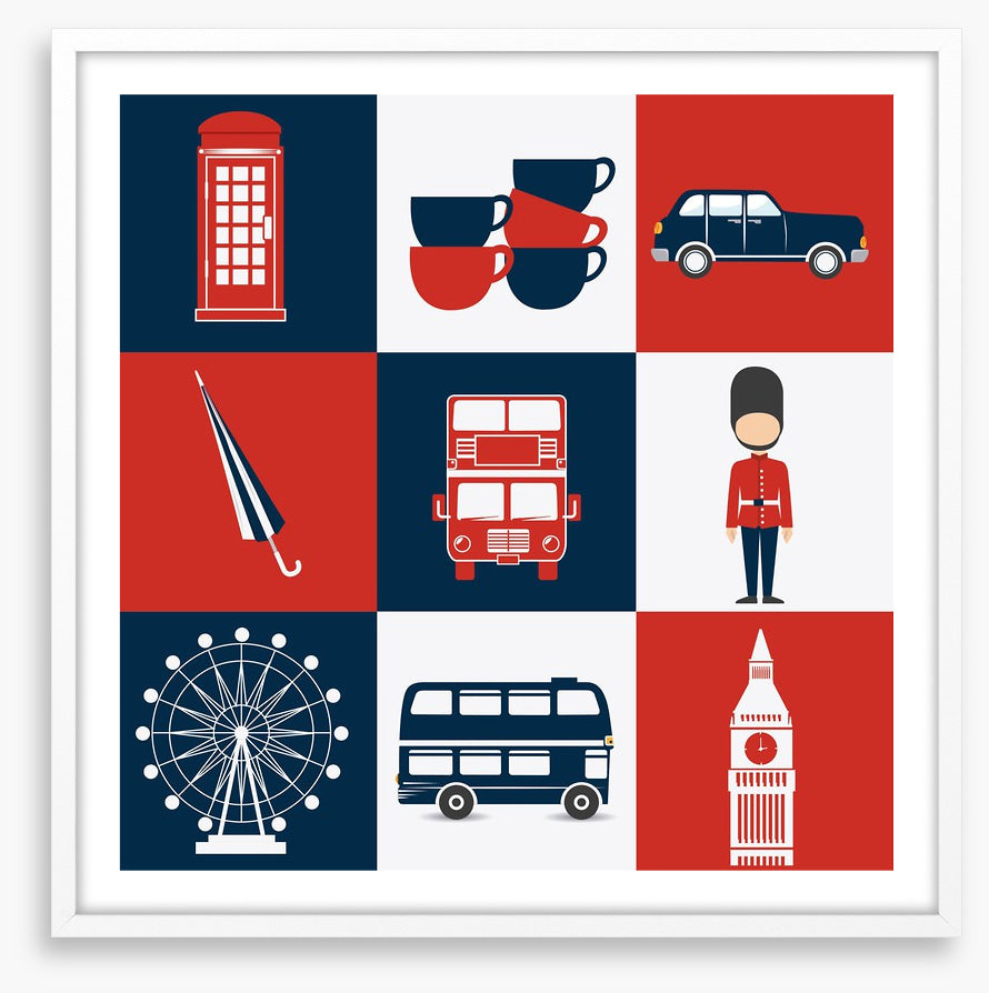 Iconic London pop art