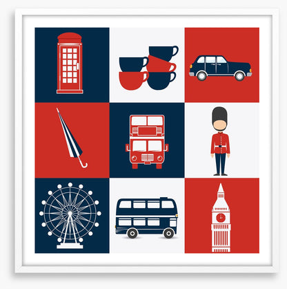 Iconic London pop art