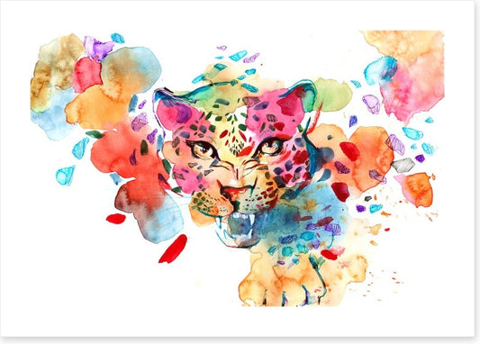 The spots off a leopard