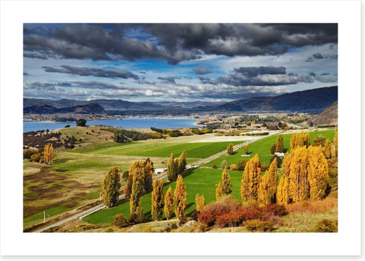 Clouds and countryside