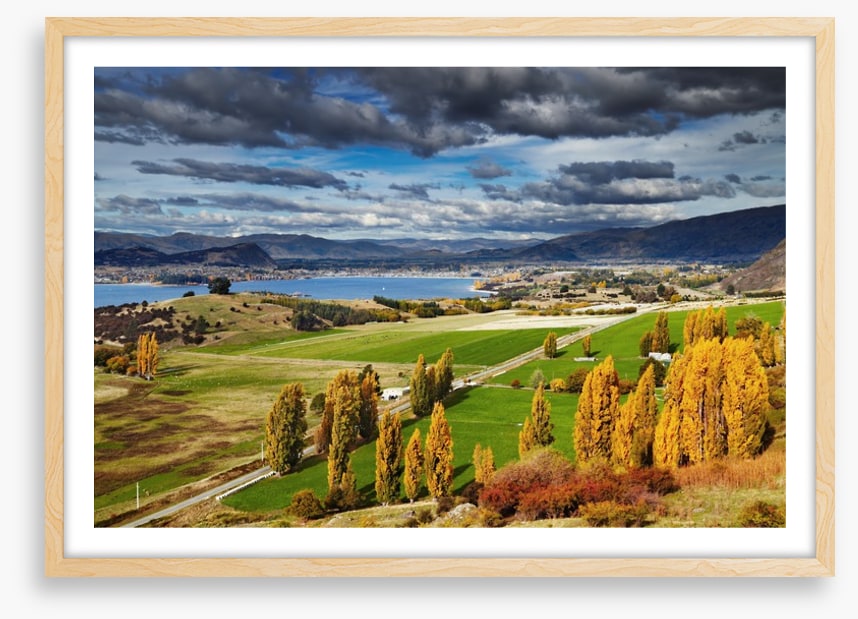 Clouds and countryside