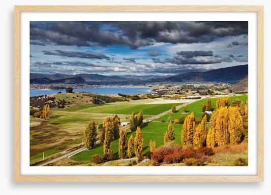 Clouds and countryside