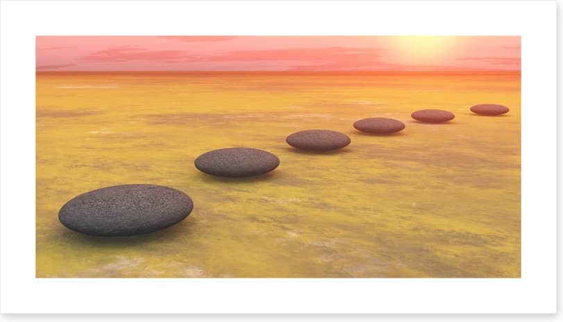 Steps to the sun