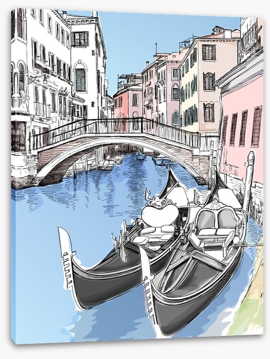 Two gondolas