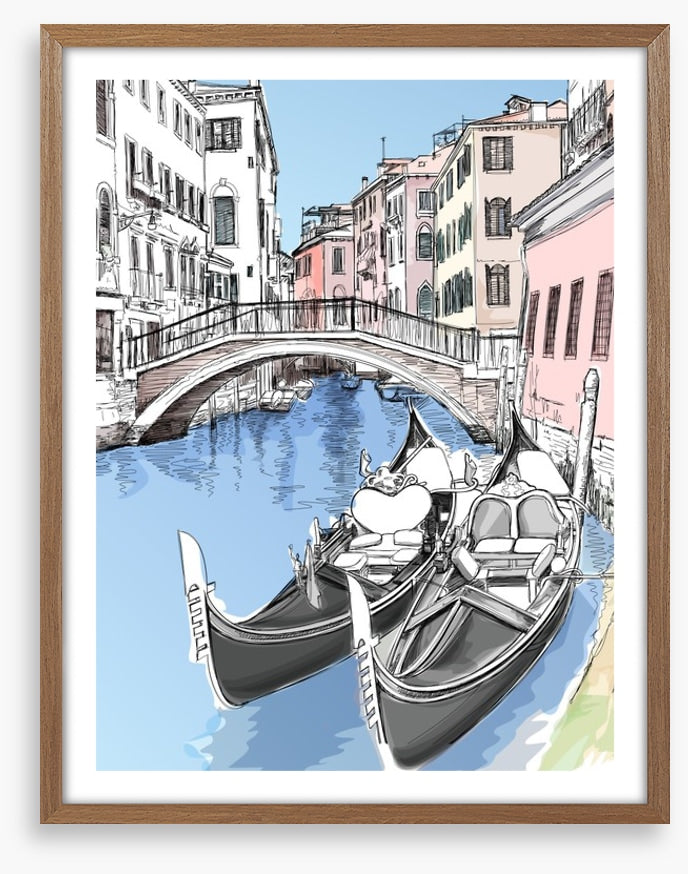Two gondolas