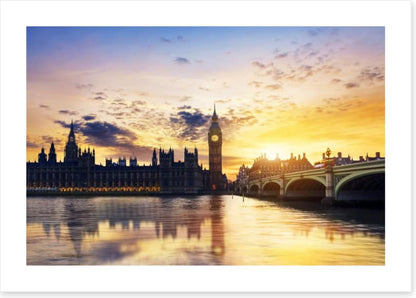 Twilight across the Thames
