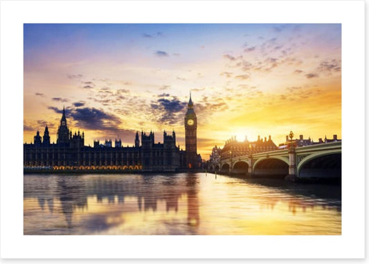 Twilight across the Thames
