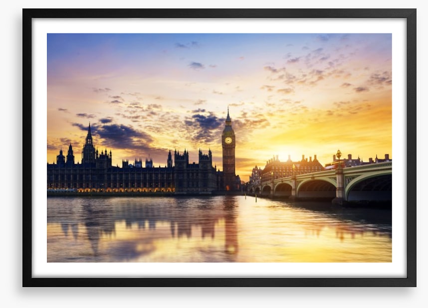 Twilight across the Thames