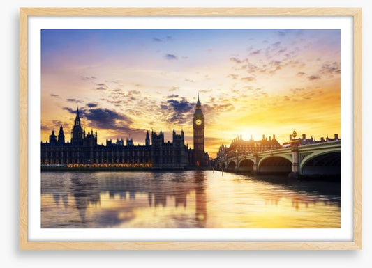 Twilight across the Thames