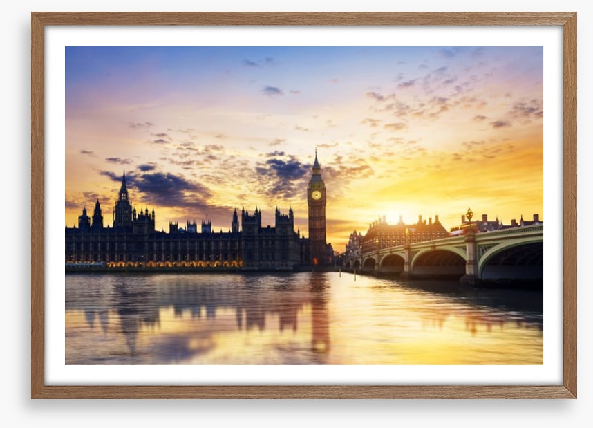 Twilight across the Thames