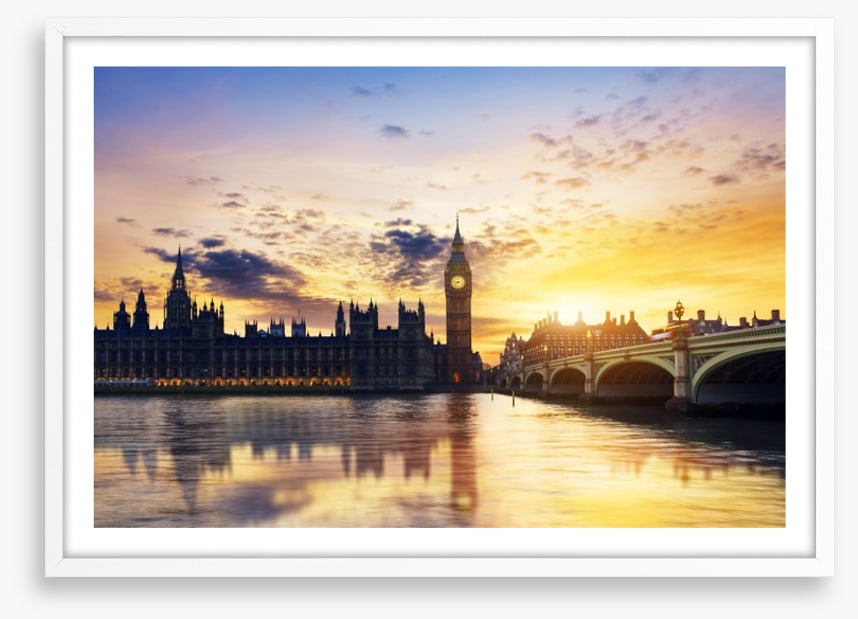 Twilight across the Thames