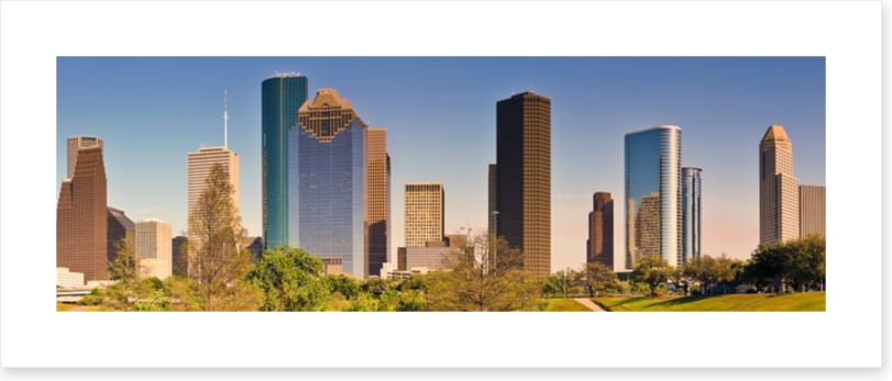 Houston heights panorama