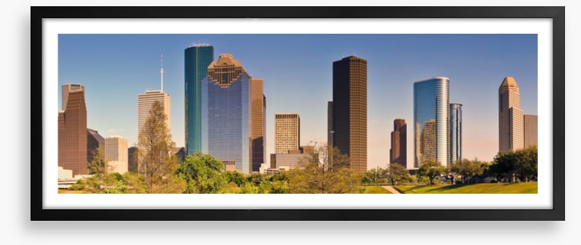 Houston heights panorama