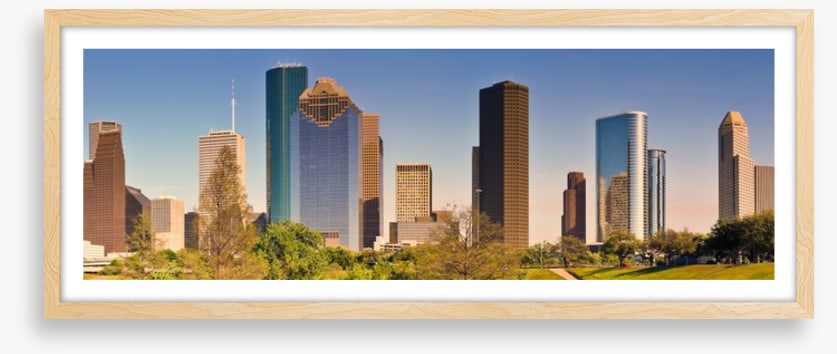 Houston heights panorama