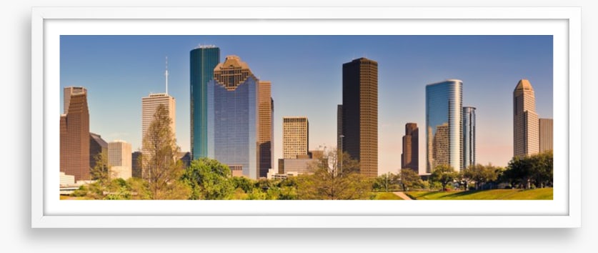 Houston heights panorama