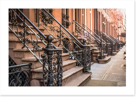 Brownstone facades
