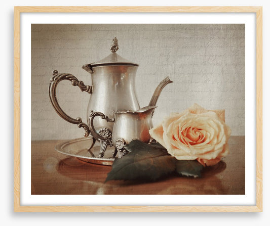 Peach rose tea