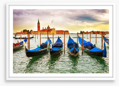 Four gondolas