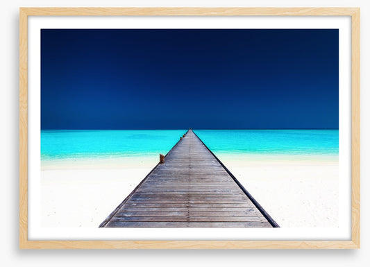 Pier into the blue