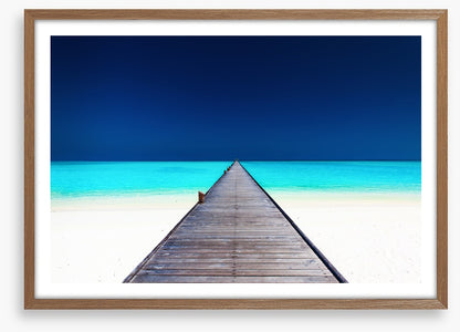 Pier into the blue