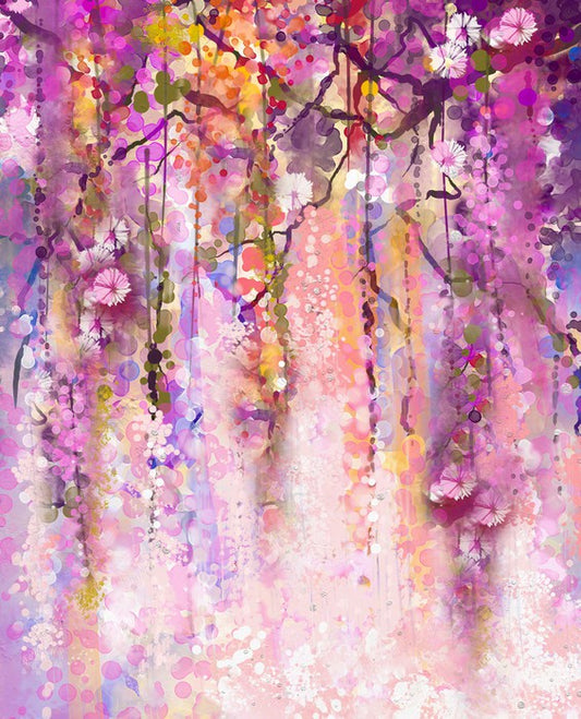 Cascading wisteria