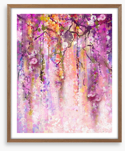 Cascading wisteria