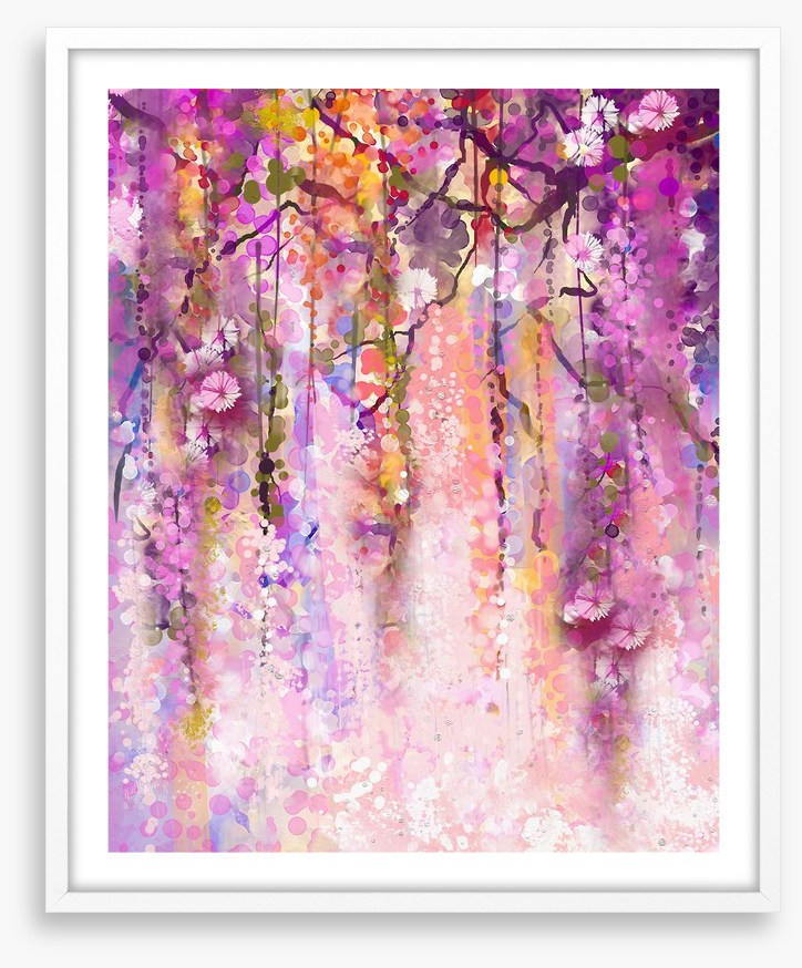 Cascading wisteria