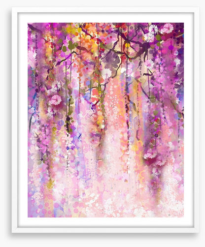 Cascading wisteria