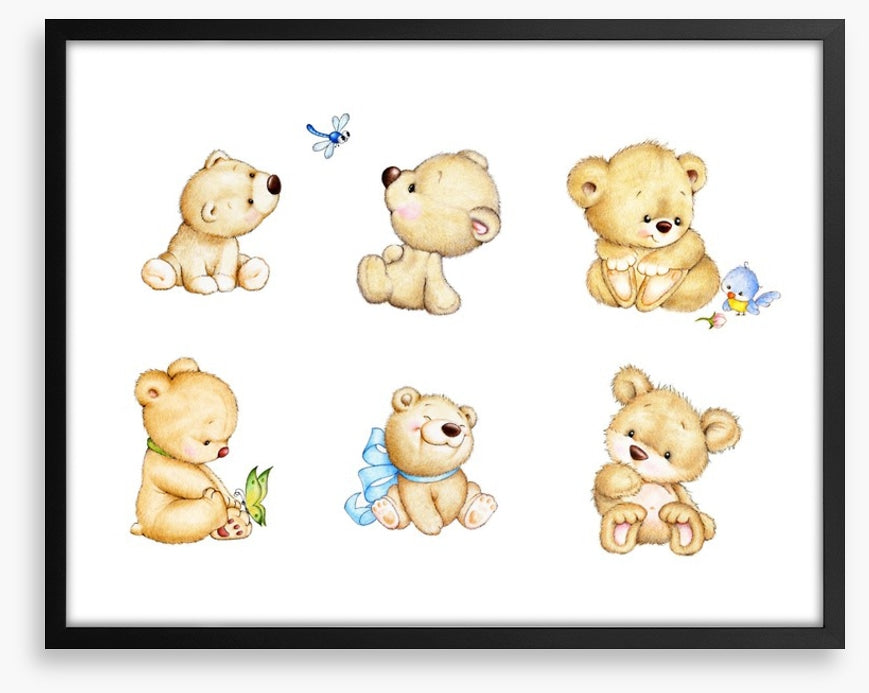 Six little bears