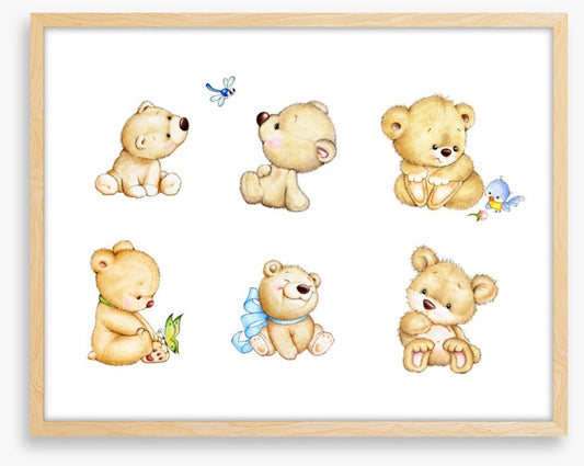 Six little bears