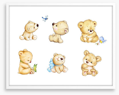 Six little bears