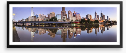 Yarra reflections panorama