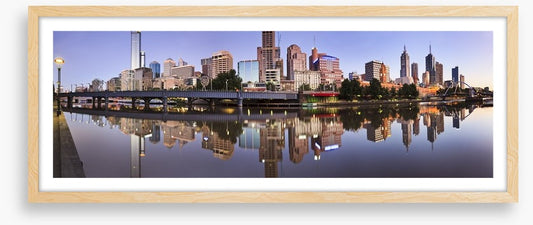 Yarra reflections panorama