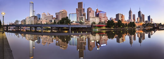 Yarra reflections panorama