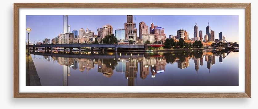 Yarra reflections panorama