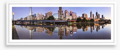 Yarra reflections panorama
