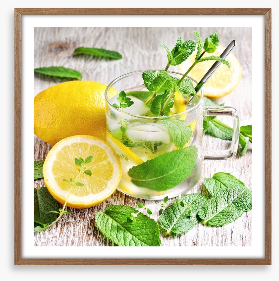 Lemon mint tea
