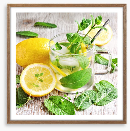 Lemon mint tea