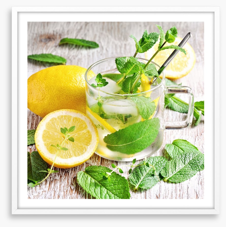 Lemon mint tea