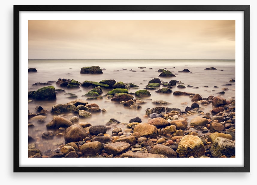 Rugged rock shore