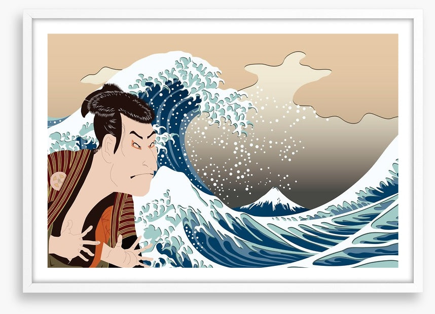 Edobei and the wave