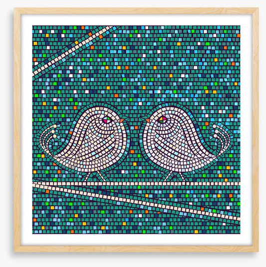 Little birds blue