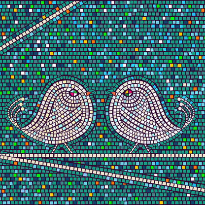 Little birds blue