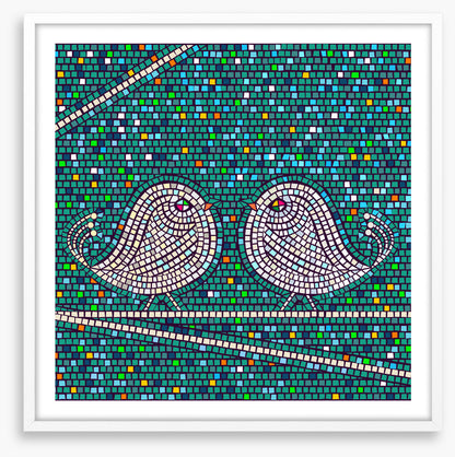 Little birds blue