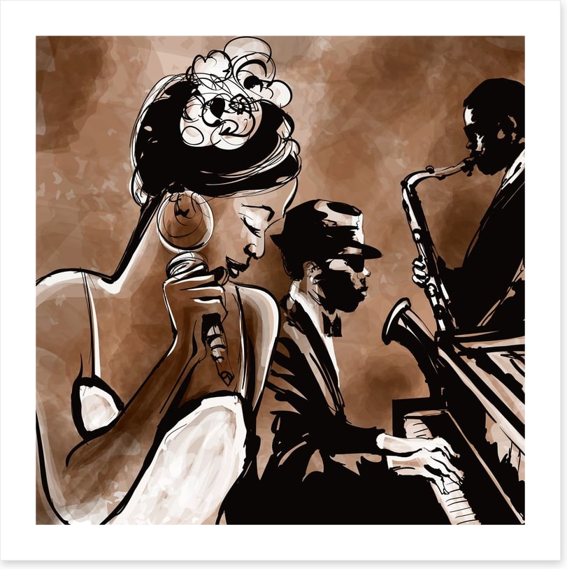 The singer and the sax