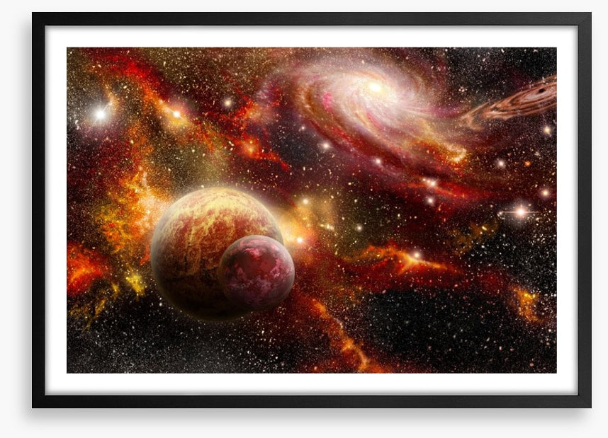 Scarlet galaxy