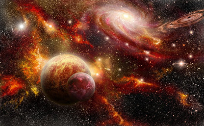 Scarlet galaxy