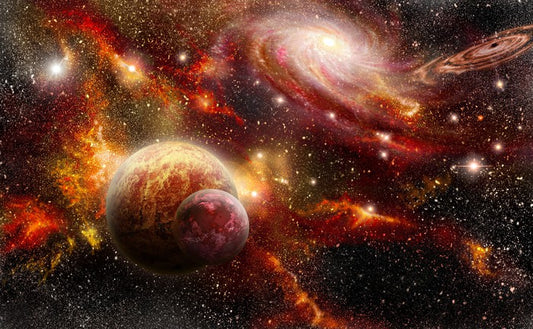 Scarlet galaxy